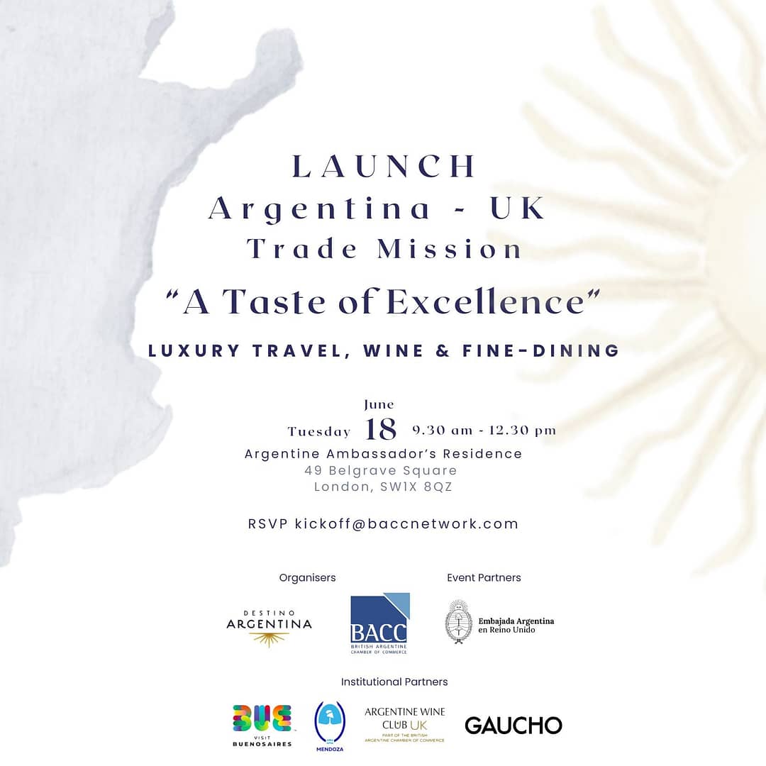 A Taste of Excellence» Luxury Travel, Wine & Fine-Dining. Argentina-Reino Unido 2024