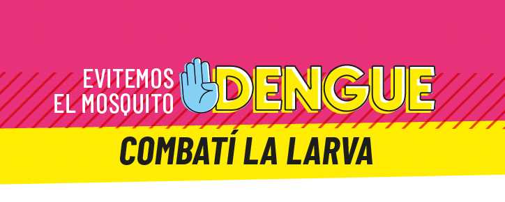 Publicidad Banner Gobierno de Mendoza. Campaña Dengue prevención.